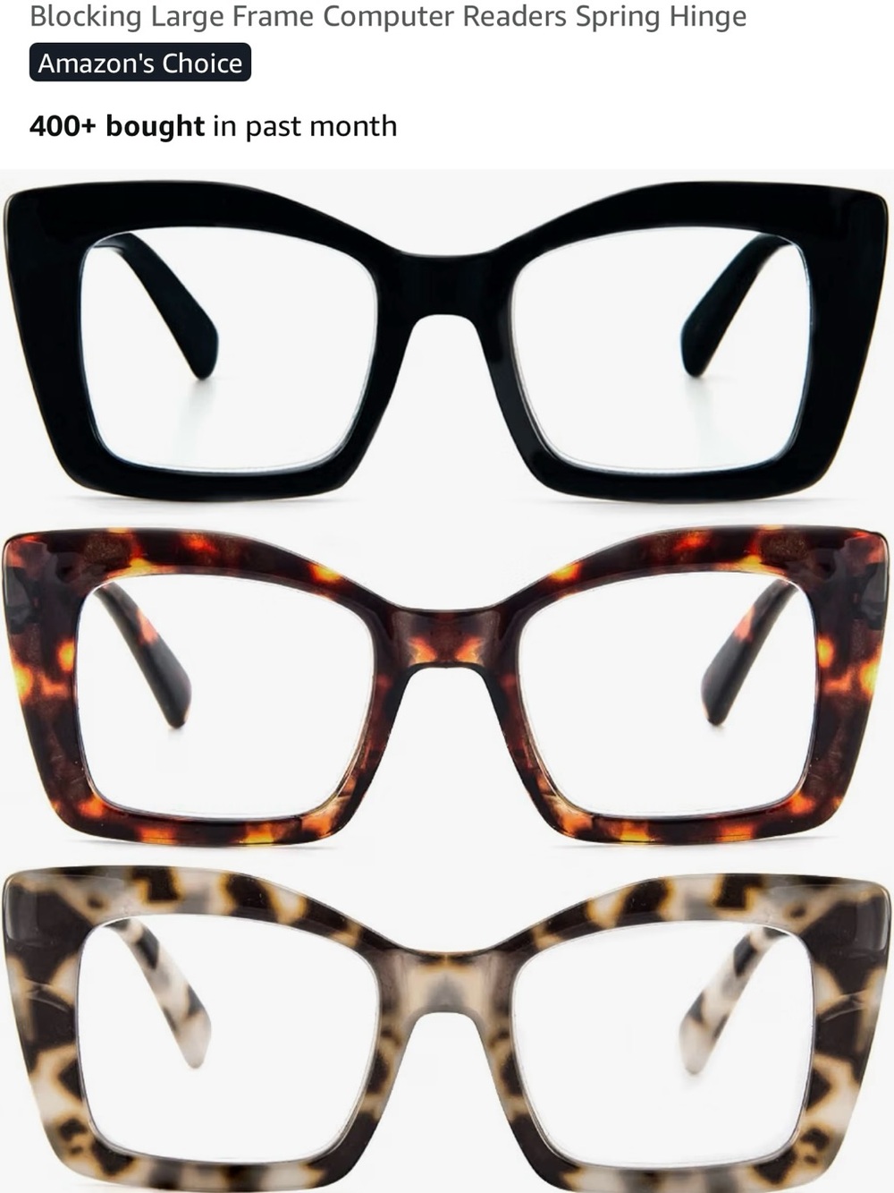 Oversized Readers 1.75x